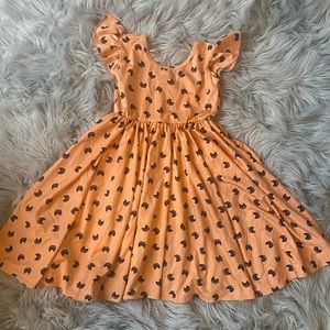 Dot Dot Smile black kitty cat dress